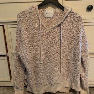 Ya Ya & Co hooded cream colored sweater